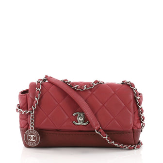 Bi Coco Flap Bag Quilted Lambskin with Caviar Small