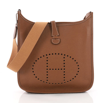 Hermes Evelyne Crossbody Gen II Clemence PM Brown 3662740