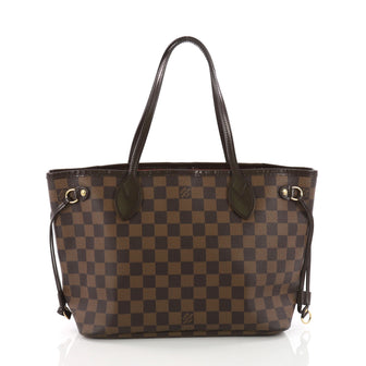 Louis Vuitton Neverfull Tote Damier PM Brown 3662749