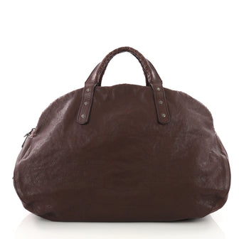 Bottega Veneta Weekender Bag Leather with Intrecciato 3662753