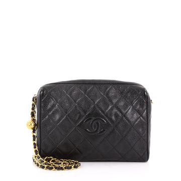 Chanel Vintage Diamond CC Camera Shoulder Bag Quilted 3663005