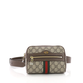 Gucci Ophidia Belt Bag GG Coated Canvas Small Brown 3666601