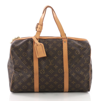Louis Vuitton Sac Souple Handbag Monogram Canvas 35 3668602