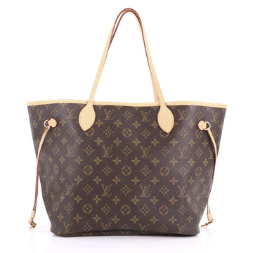 Louis Vuitton Neverfull Tote Monogram Canvas MM Brown 3669302