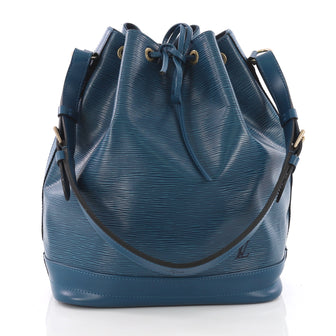 Louis Vuitton Noe Handbag Epi Leather Large Blue 3669305