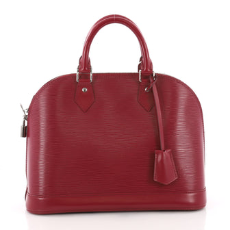 Louis Vuitton Alma Handbag Epi Leather PM Red 3669312