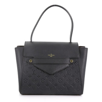Louis Vuitton Trocadero Handbag Monogram Empreinte Leather Black 3669422