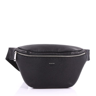 Fendi Selleria Zip Belt Bag Leather Small Black 3669433