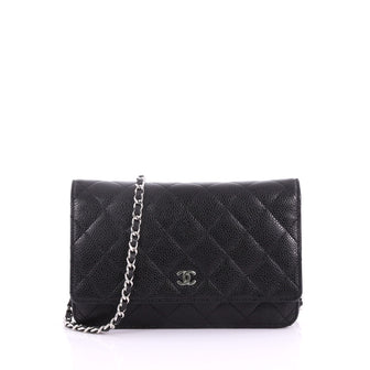 Chanel Wallet on Chain Quilted Caviar Black 3669465