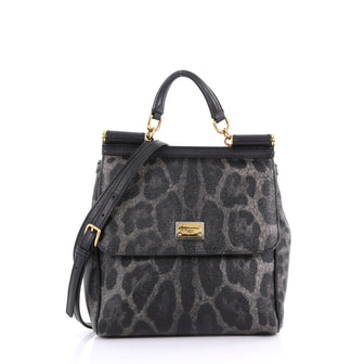 Dolce & Gabbana Miss Sicily Handbag Leopard Print 3671001