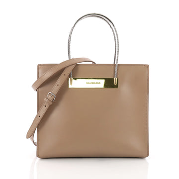 Balenciaga Le Dix Cartable Tote Bag Leather Small Neutral 3671503