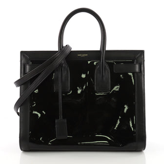 Saint Laurent Sac de Jour Handbag Patent Small Black 3671515