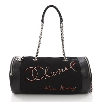 Chanel Paris-Hamburg Duffle Embroidered Wool with 3671527