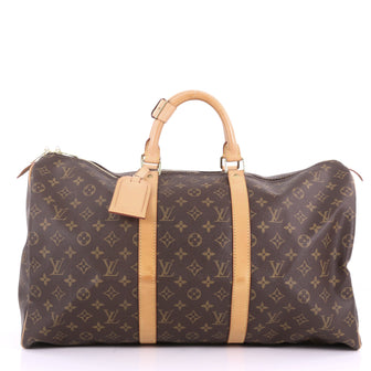 Louis Vuitton Keepall Bag Monogram Canvas 50 Brown 3671531