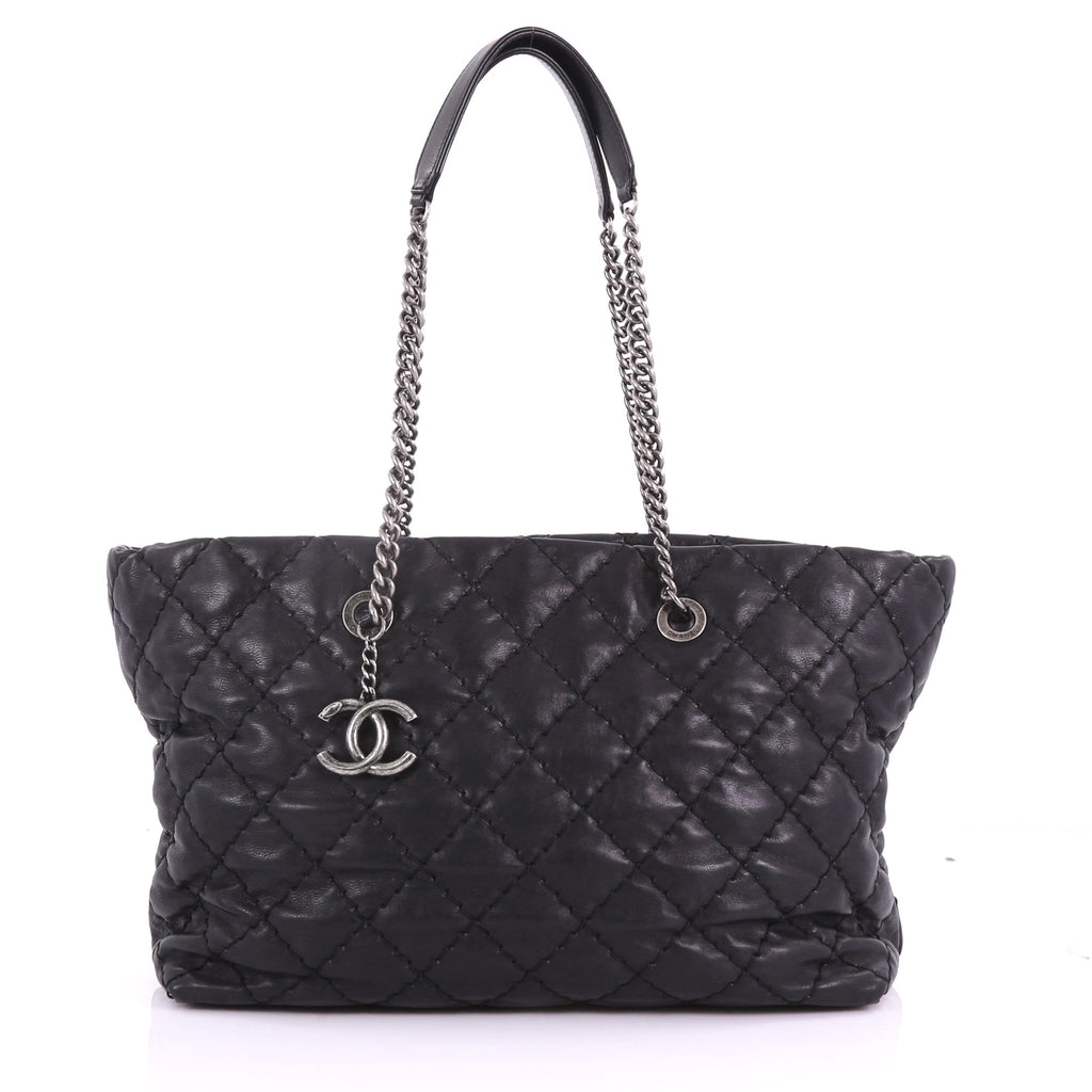 Chanel Ultimate Stitch Aged Chain Tote Quilted Calfskin 3672303