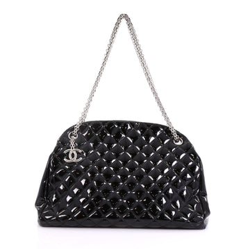 Just Mademoiselle Handbag Quilted Patent Large