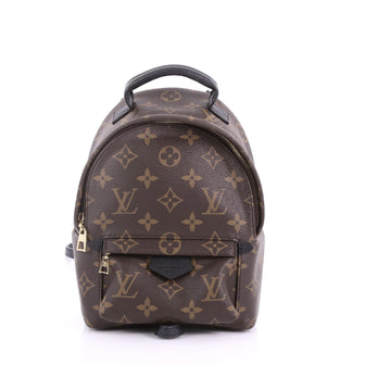 Louis Vuitton Palm Springs Backpack Monogram Canvas Mini Brown 3673301