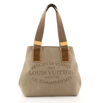 Louis Vuitton Articles de Voyage Beach Cabas Denim PM Brown 3674415