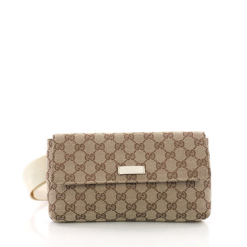 Gucci Waist Belt Bag GG Canvas Small Brown 3674426