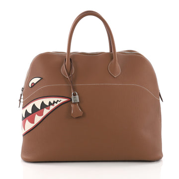 Hermes Limited Edition Shark Bolide Togo 45 Brown 3674430