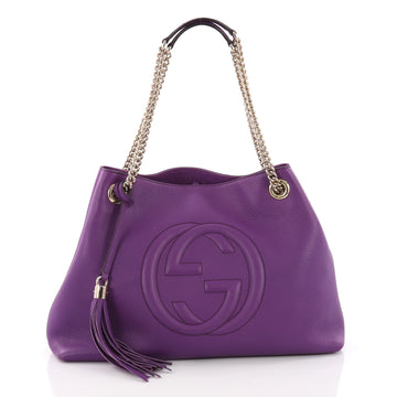 Gucci Soho Chain Strap Shoulder Bag Leather Medium 3674440