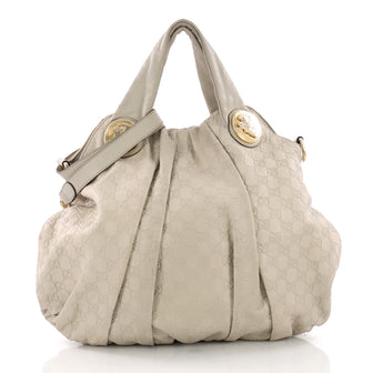 Gucci Hysteria Convertible Top Handle Bag Guccissima 3674701