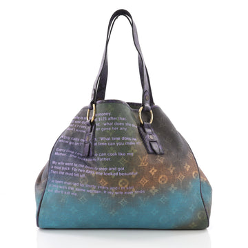 Louis Vuitton Heartbreak Jokes Handbag Monogram Canvas Purple 3676611