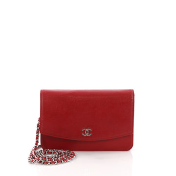 Chanel Wallet on Chain Caviar Red 3678302