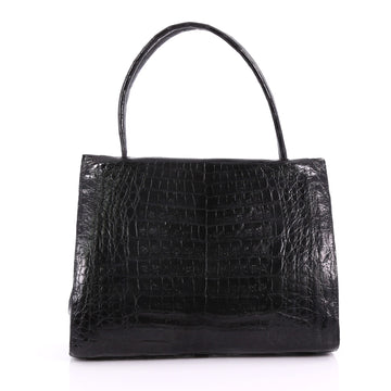 Nancy Gonzalez Wallis Tote Crocodile Medium Black 3678304