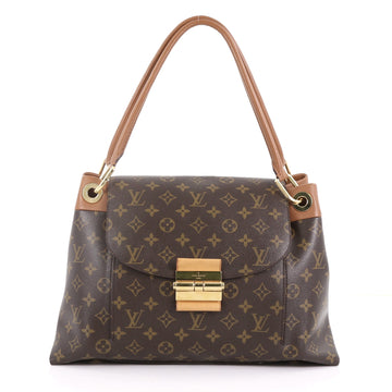Louis Vuitton Olympe Handbag Monogram Canvas Brown 3679701