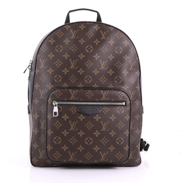 Louis Vuitton Josh Backpack Macassar Monogram Canvas Brown 3682402