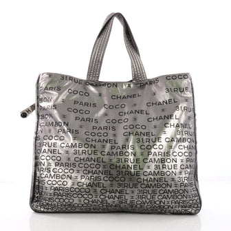 Chanel Unlimited Zip Around Tote Printed Nylon Large 3683702