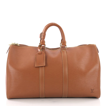 Louis Vuitton Keepall Bag Epi Leather 45 Brown 3683713
