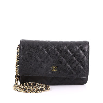 Chanel Wallet on Chain Quilted Caviar Black 3683717
