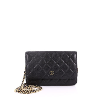 Chanel Wallet on Chain Quilted Caviar Black 3683724