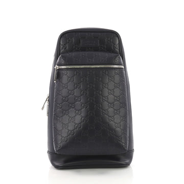 Gucci Signature Slim Crossbody Bag Guccissima Leather 3684111