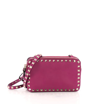Valentino Rockstud Double Zip Compartment Crossbody Bag 3684117