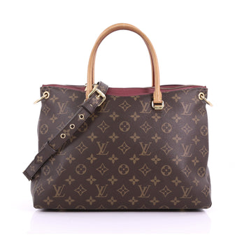 Louis Vuitton Pallas Tote Monogram Canvas  Item Brown 36855/01
