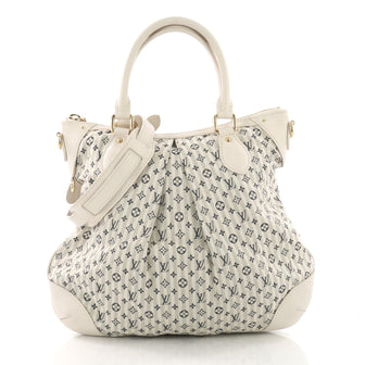 Louis Vuitton Marina Handbag Mini Lin Croisette PM White 3689301