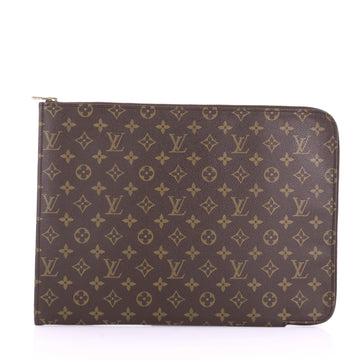 Louis Vuitton Poche Documents Monogram Canvas Brown 3690217