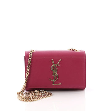 Saint Laurent Classic Monogram Crossbody Bag Grainy 3690243