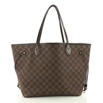 Louis Vuitton Neverfull Tote Damier MM Brown 3690502