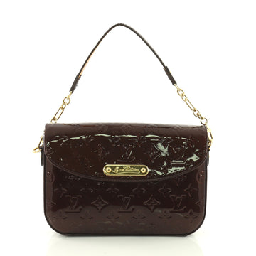Louis Vuitton Rodeo Drive Handbag Monogram Vernis Red 3694015