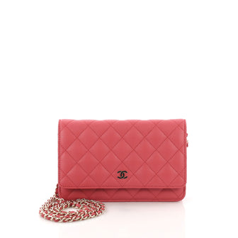 Chanel Wallet on Chain Quilted Caviar Pink 3694019