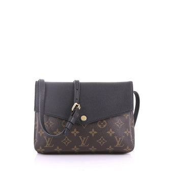 Louis Vuitton Twice Handbag Monogram Canvas Brown 3694028