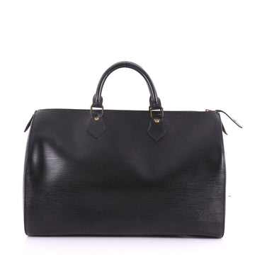 Louis Vuitton Speedy Handbag Epi Leather 35 Black 3694049