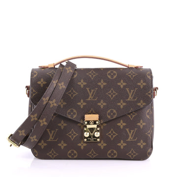 Louis Vuitton Pochette Metis Monogram Canvas Black 3694201