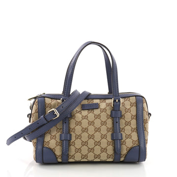 Gucci Classic Top Handle Bag GG Canvas Small Brown 3694315