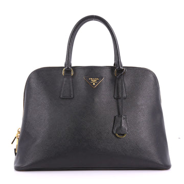 Prada Promenade Handbag Saffiano Leather Large Black 3694327