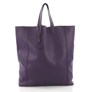 Bottega Veneta Vertical Tote Intrecciomirage Leather 3694332